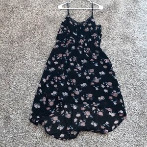 high low floral dress